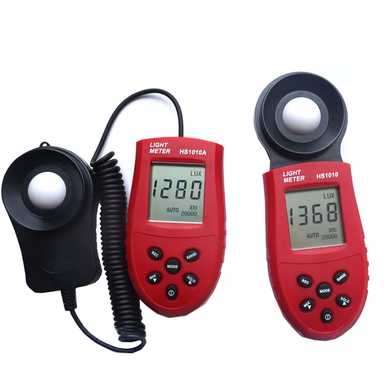 HS1010A Цифровой Люксметр Luxmeter 200000lux фотометр автоматическое измерение яркости