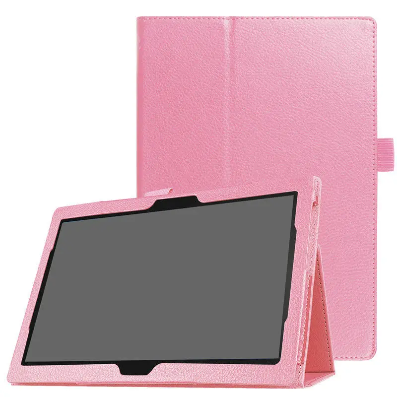 

Litchi Pattern PU Leather Cover case For Lenovo Tab E10 E 10 X104 Tablet (2019 released) tablet Funda Cover Stand Smart case