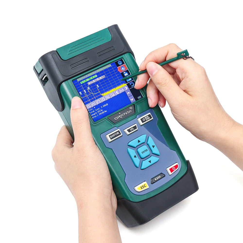 

Orientek OTDR K330 SM1310/1550nm / OTDR K320 SM1550nm Optical Time Domain Reflectometer English Spanish Portuguess Language OTDR