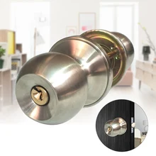 Hot Stainless Steel Entrance Knob Handle Keyed Entry Door Locks Door Hardware MJJ88 free shipping stainless steel door handle house ornamentation door hardware locks invisibility door lock ring handle dark locks