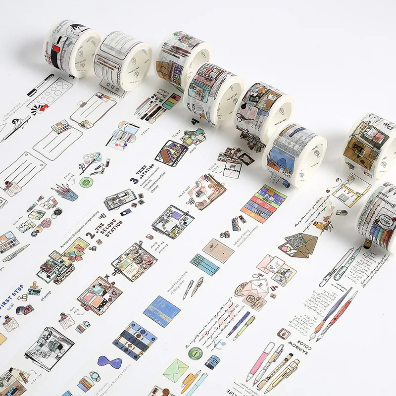 

Number letter Washi Tape Diy Decoration For Scrapbooking Masking Tape Adhesive Tape Kawaii Stationery