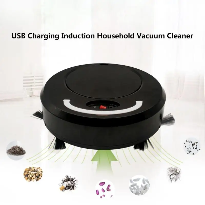

USB Rechargeable Induction Household Vacuum Cleaner Automatic Sweeping Multifunctional Smart Floor Cleaner Smart Sweeping Robot