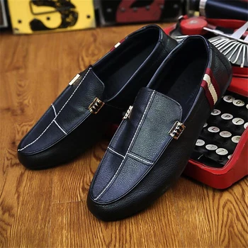 

High Quality Men Shoes Soft Moccasins Loafers Fashion Brand Men Flats Comfy Driving Casual Shoes Men Sneakers Chaussure Homme