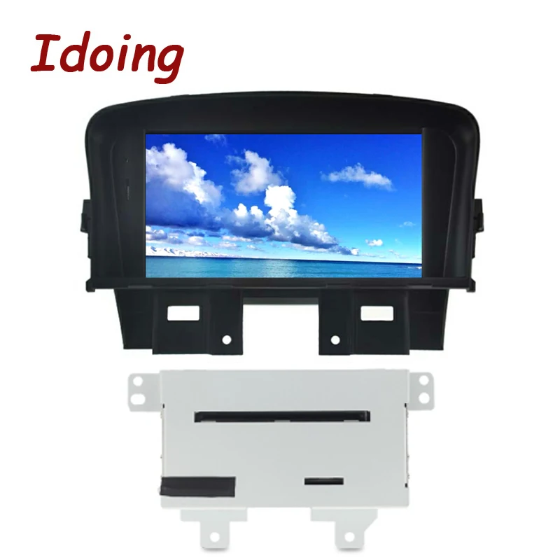 Cheap Idoing 7"4G+32G 8Core 2Din IPS Screen For CHEVROLET CRUZE 2008-2011 Car Android8.0 Audio Multimedia Player Fast Boot GPS+Glonass 3