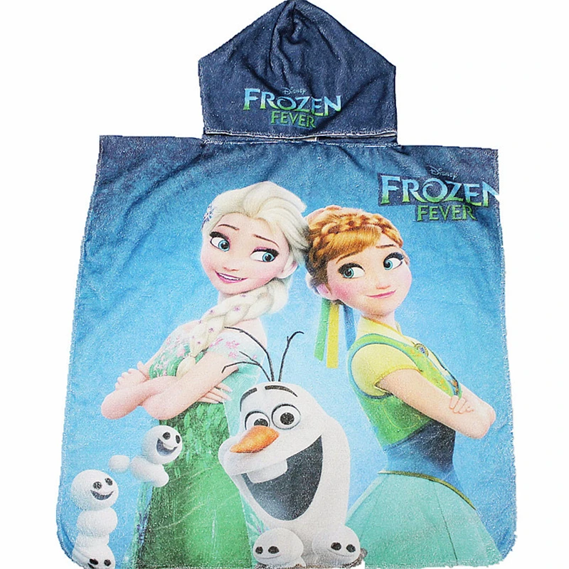 frozen hooded bath towel