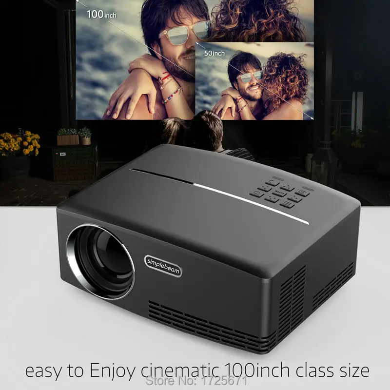 Vivibright GP80 Mini projector (11)