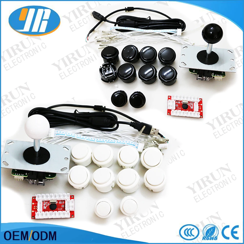 

New Arcade Joystick Zero Delay Arcade DIY Kit USB Encoder To PC Arcade Sanwa Type Joystick Push Buttons For Arcade Mame