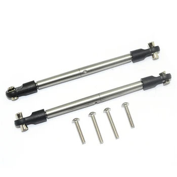 

2pcs Front Toe Links w/Hollow Balls For TRAXXAS 1/7 UNLIMITED DESERT RACER Adjustable Stainless Steel Rod With Hollow Balls