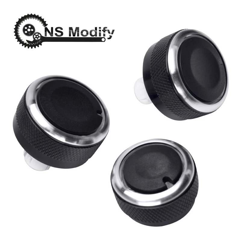 

NS Modify Car Accessories Air Conditioning Knob AC Knob Heat Control Button For Volkswagen VW Passat B5 GOLF 4 Bora Car Styling
