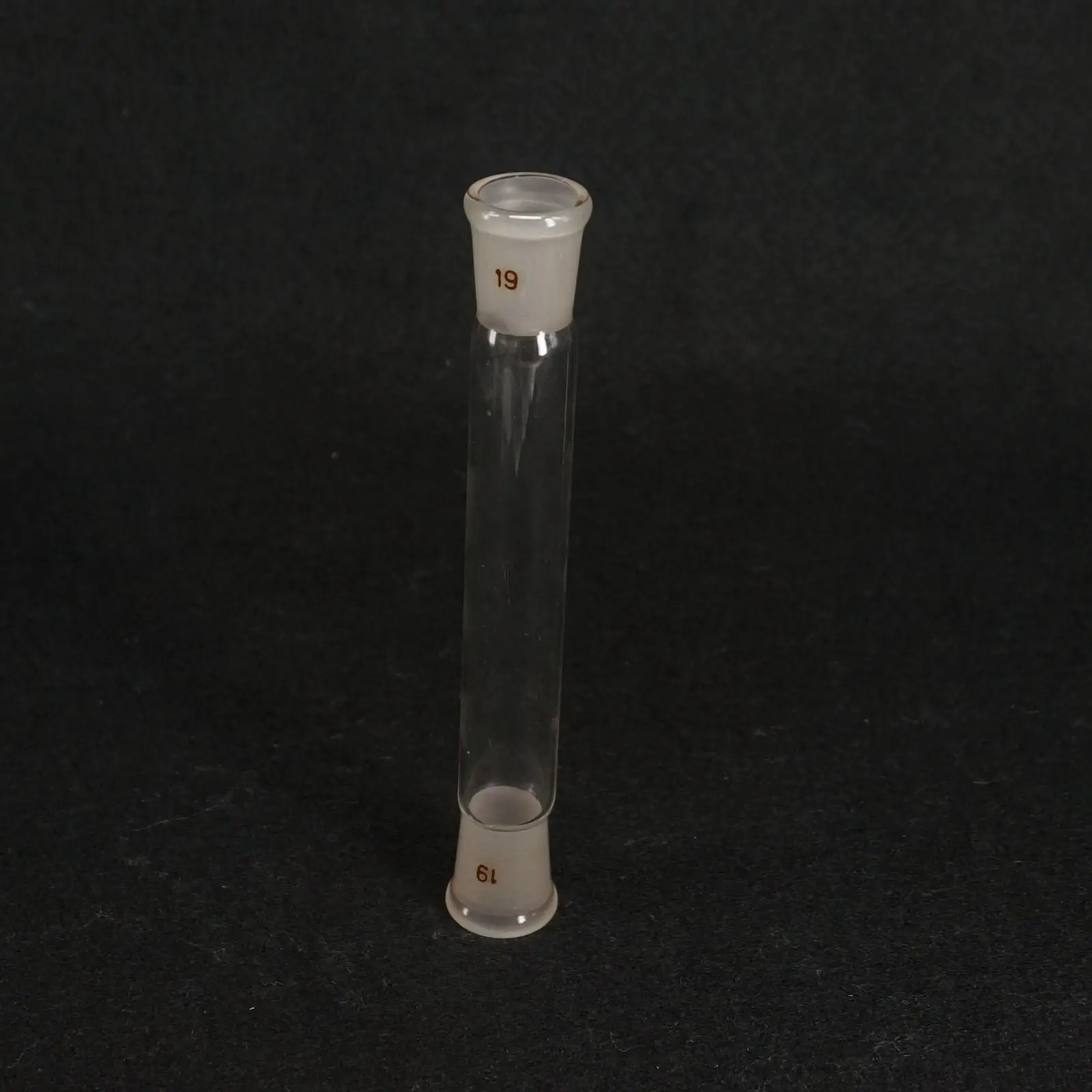 

19/26 Both Ground Joint Glass Straight Connecting Adapter Tube Lab Glassware