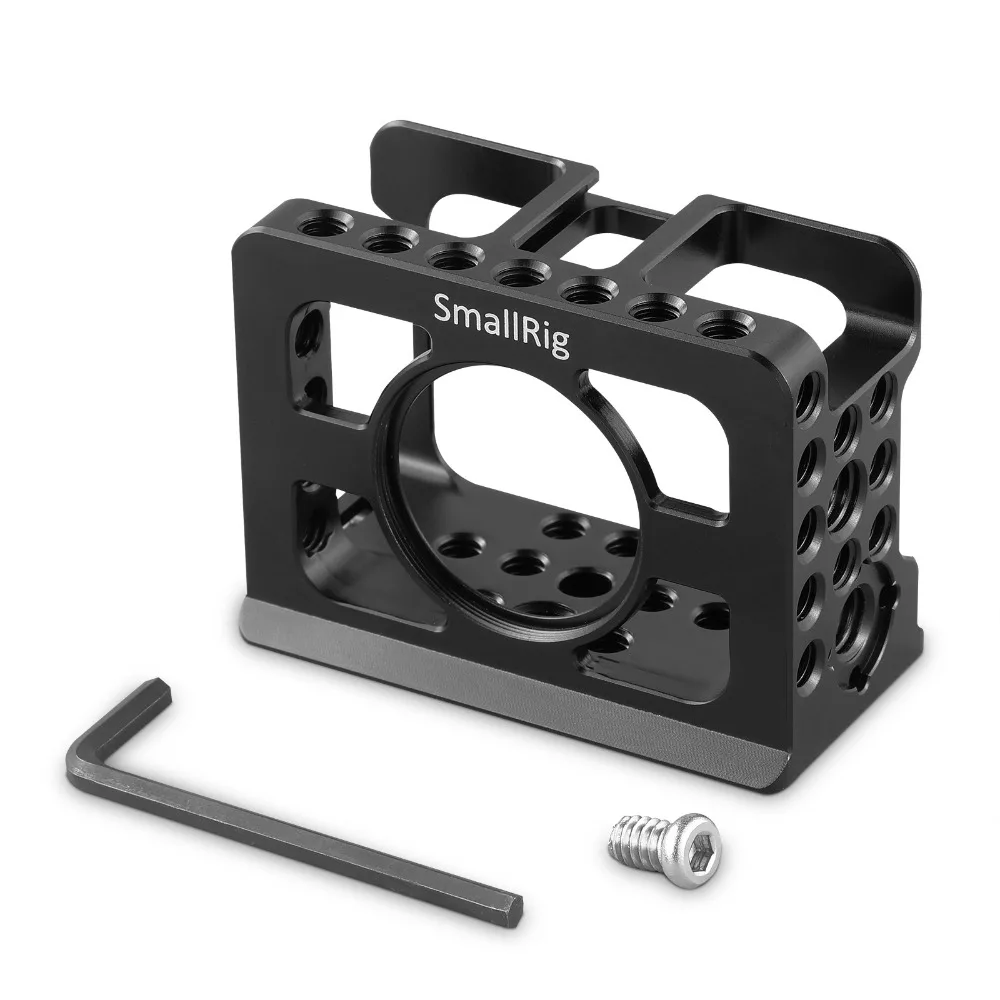 SmallRig RX0 Camera Cage for Sony RX0 Protective with 1/4 3/8 Thread Holes Build-in Arca Swiss for tripod quick release 2106