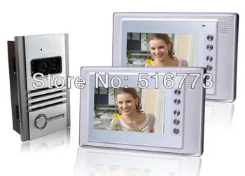 

7 Inch color TFT LCD video door phone 1 to 2, GB-8013M12