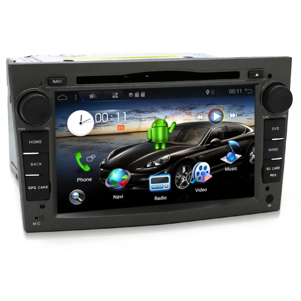 Discount 32G ROM Android 9.0 2din CAR DVD GPS For Vauxhall Opel Astra H G Vectra Antara Zafira Corsa multimedia player stereo radio 3