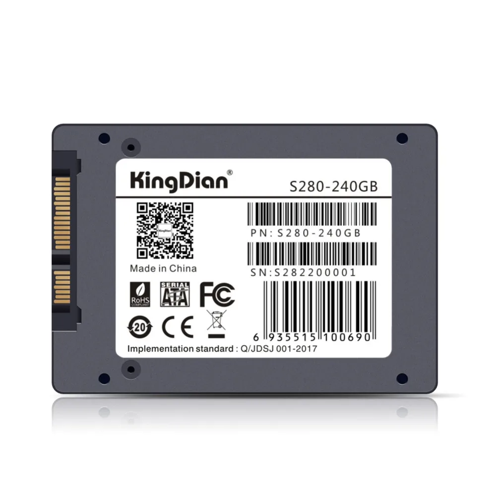 KingDian гарантия качества новейший(S280 240 GB) SSD SATA3 внутренний SSD жесткий диск твердотельный диск SSD 240GB 256G