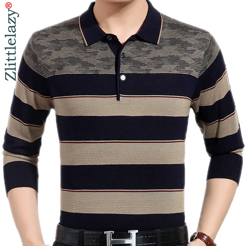 brand new casual social striped pullover men sweater shirt jersey clothing pull sweaters mens fashion male knitwear 318