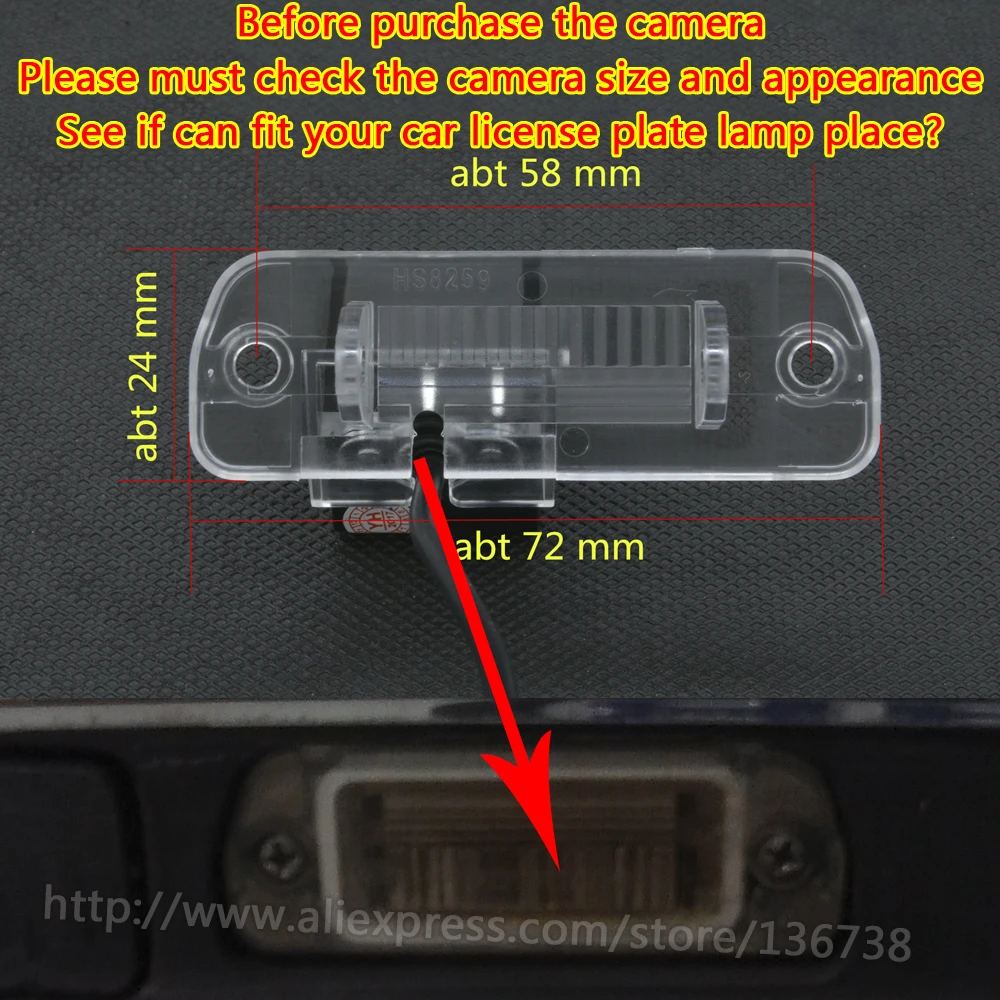 Камера заднего вида для автомобиля 8LED парковочный монитор Mercedes Benz M class W164 2005 2011/X164