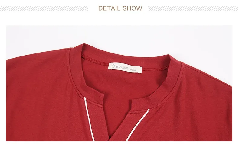 Халат Банный Халат Qianxiu High-grade Quality Sleep Кнопка Рубашка Женщины Повседневная Коротким Рукавом Пара Домашняя Одежда Халат