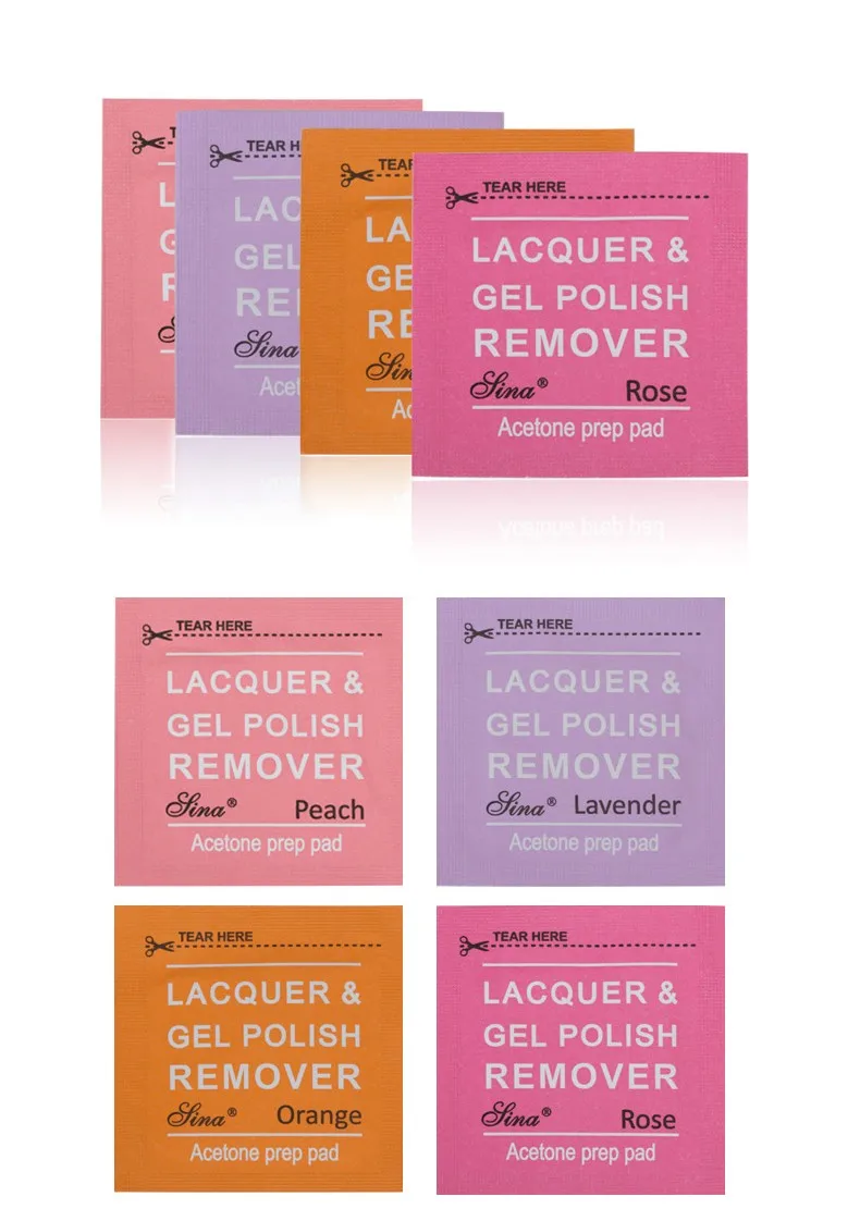 20pcs Nail gel Remover Bag Speed-cleaning Soak Off UV Polish Nutrition Resurrection Makeup Tool