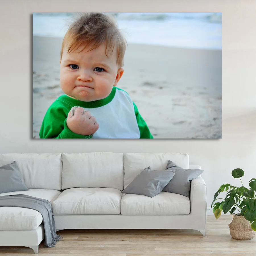 Posters and Prints Baby little child cute Wallpaper Wall Art Picture Canvas Painting For Home Room Decor | Дом и сад