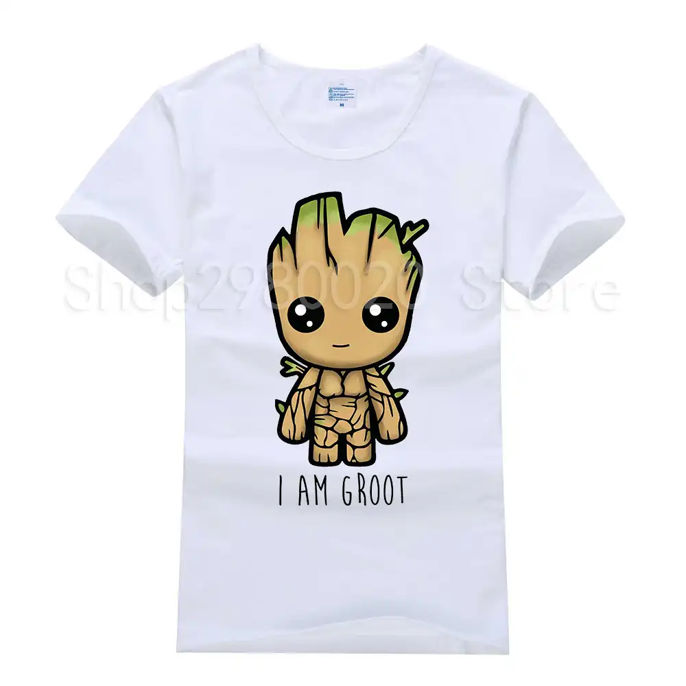 Groot bebé Navidad Luces Guardianes de la galaxia para hombres Camiseta