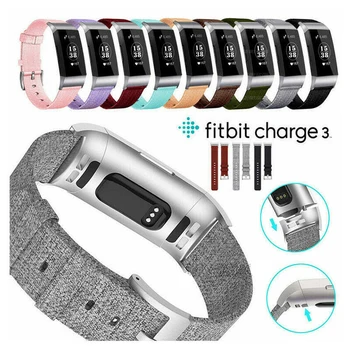 

Military Nylon Watch Band Watch Strap Watchband Accessories 2020 Fashion Ballistic Durable For Fitbit Charge 3