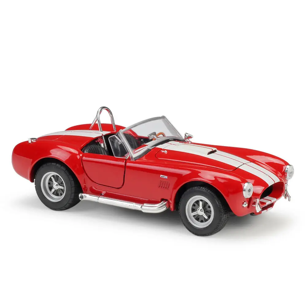 Welly 1:24 1965 Shelby Cobra 427 SC литая модель гоночного автомобиля Новый в коробке|Наземный
