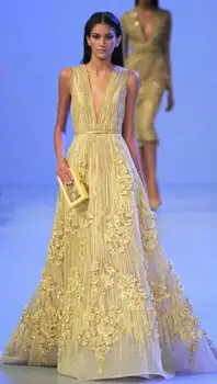 

2016 Newest African Tulle Lace fabric Yellow African French Tulle Lace Fabric for Nigerian wedding lace