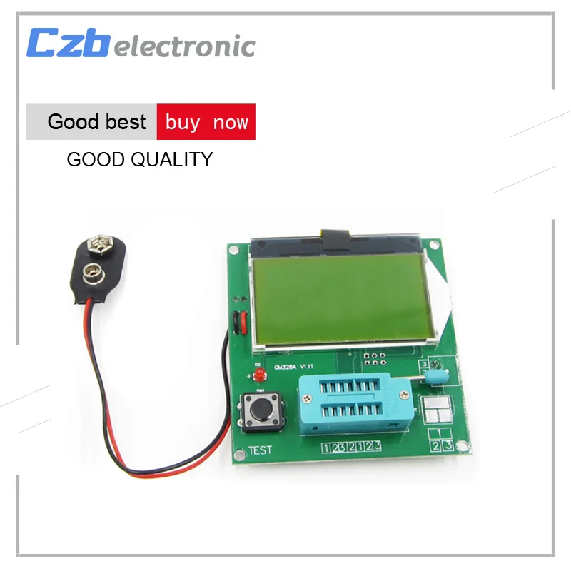 Digital LCD GM328A Transistor Tester Capacitance LCR ESR Meter MOSPNPNPN V2PO 1 (2)