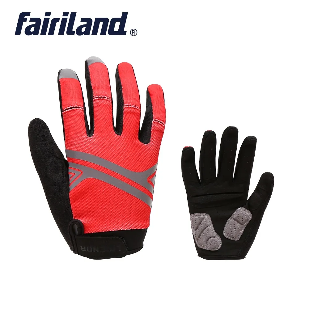Buy Bike Cycling Gloves For Children Full Finger Non-slip Breathable Kids Gloves
