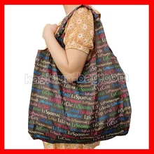 1 шт./лот) размер 50x42 см большой нейлон многоразовые складные для похода в магазин, сумка для продуктов