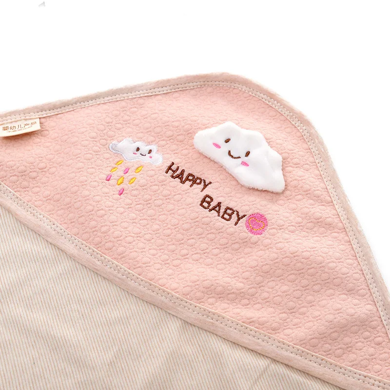 Baby Blanket Cotton Infant Muslin Bamboo Breathable Envelop Swaddle For Newborn Baby Hooded Sleepsack Parisarc Blankets