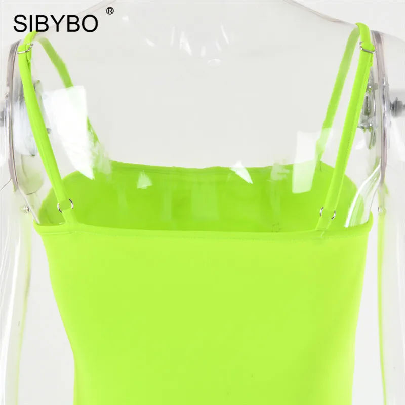 Sibybo Spaghetti Strap Backless Sexy Long Dress Party Off Shoulder Strapless Summer Maxi Dress Black Spring Bodycon Dress Women