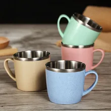 Для детей в Корейском стиле 304 из нержавеющей стали чашка, чашка горячего охраны окружающей среды бытовой koubei детей пить чашки