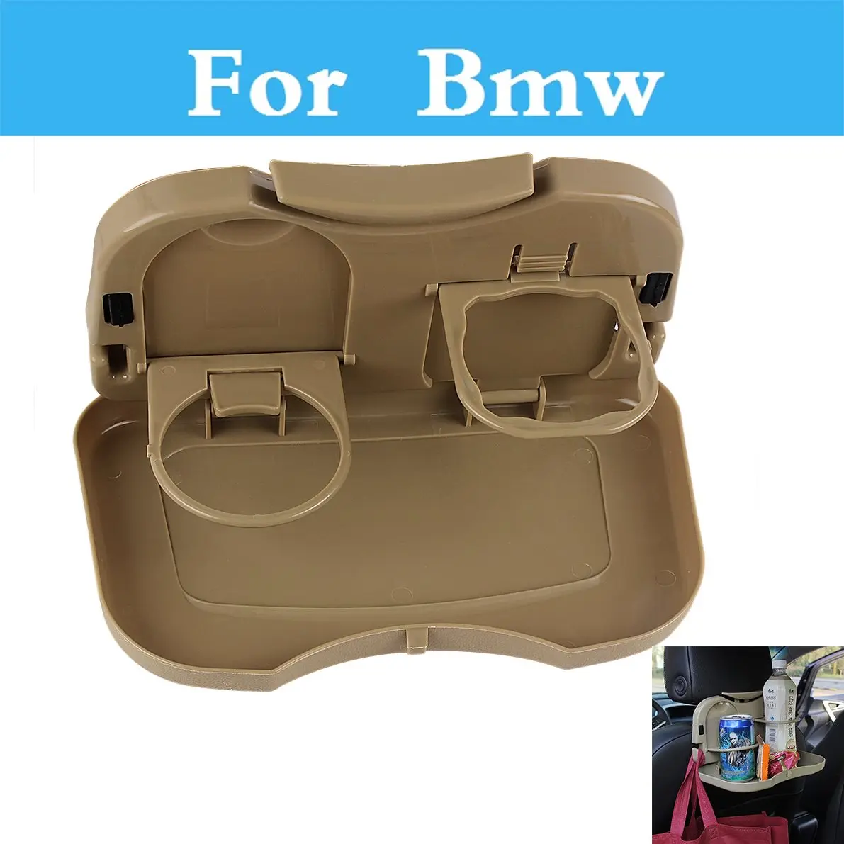 

Car Cup Drink Holder Folding Table Debris Rack Auto Seat Shelf For Bmw 1 3 5 7 Series E36 E46 E60 E70 E40 E90 F30 F10 Car Style