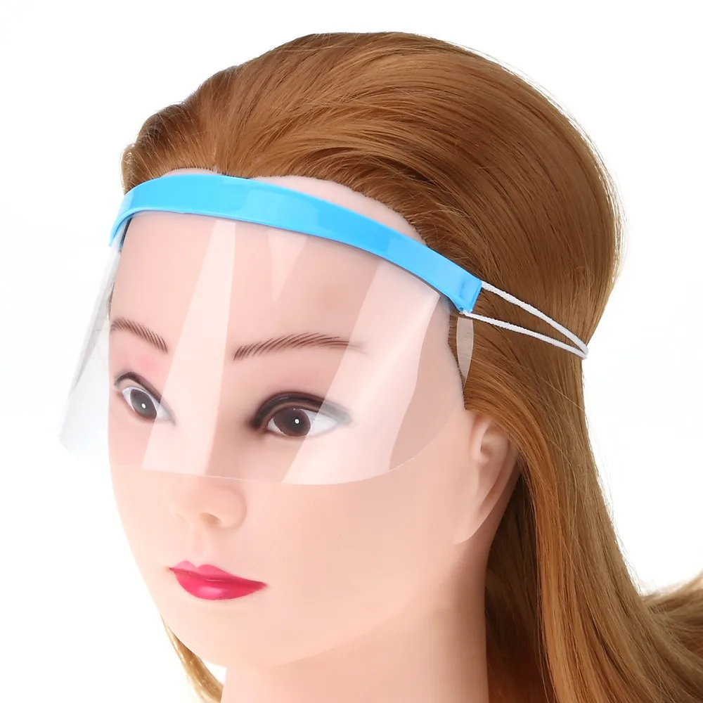 50pcs/set Plastic Pro Hair Salon Hairdressing Hairspray Face Mask Shield Tool Protect Your Eyes