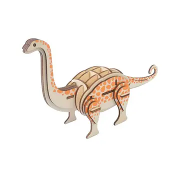 

Simulation 3D Dinosaur Model Wood Assemble Jigsaw Disassemble Puzzle Kids Intelligence Educational Toys Children Gift