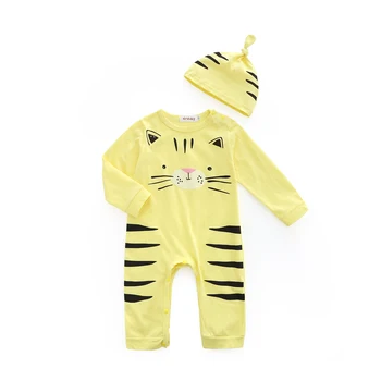 

Baby clothes animal shape baby girl clothes cartoon baby rompers with free hat newborn baby boy romper
