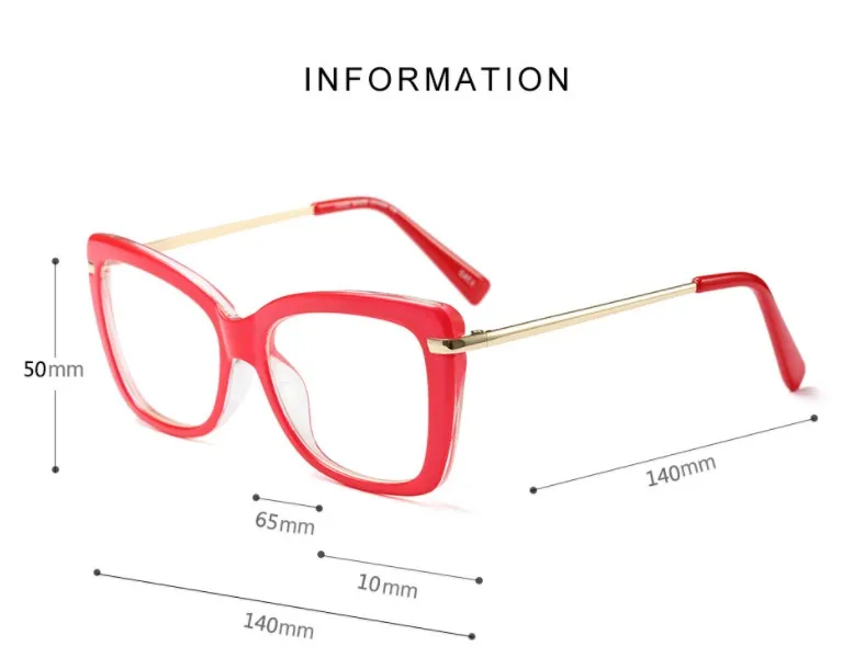 Сексуальные очки кошачий глаз, оправа, квадратные женские оптические очки, модные очки 45173