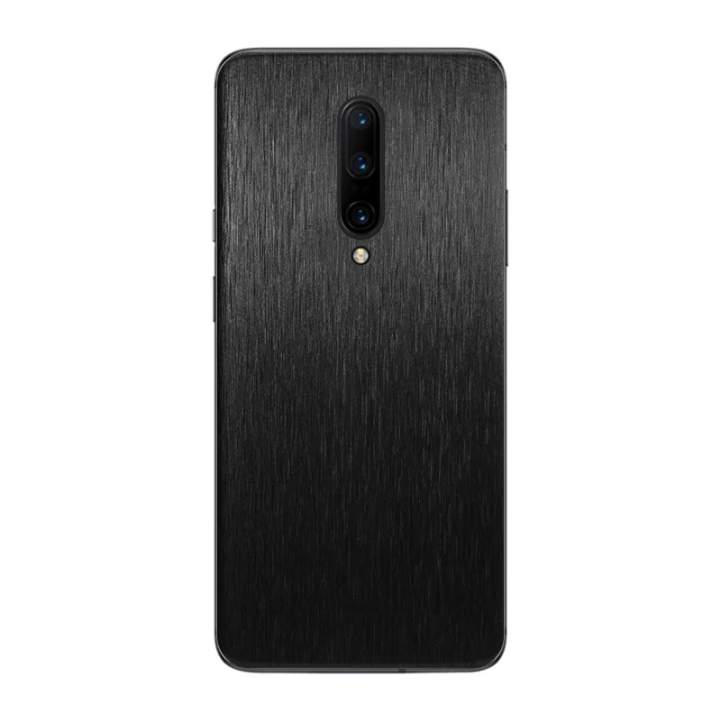 

OnePlus 7 Pro Sticker Metal Brushed Phone Sticker Drawing Phone Back Paste Film For OnePlus 7 6T 1+6 One Plus6 Back Sticker