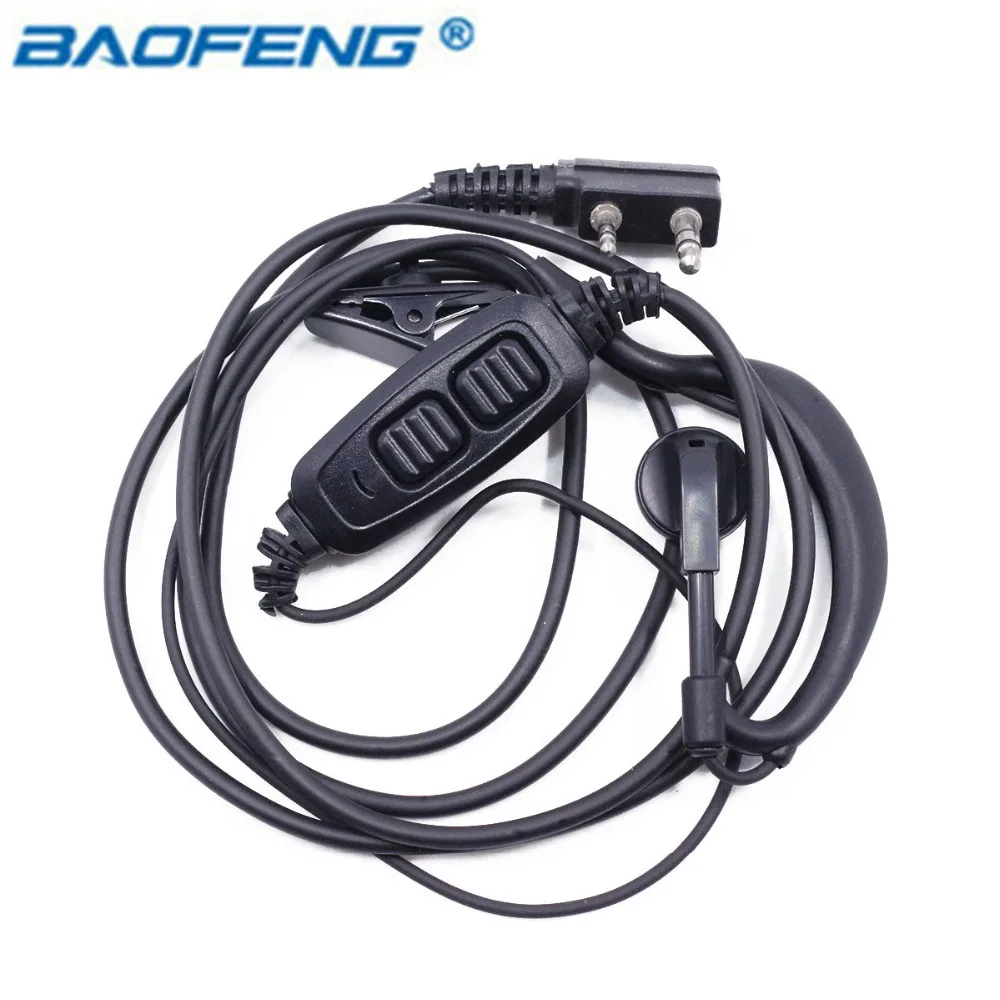 

Baofeng UV-82 Dual PTT Headset Earpiece Earphone With Mic for Baofeng UV-82 UV-8D UV-82L UV-89 UV-82HP Walkie Talkie