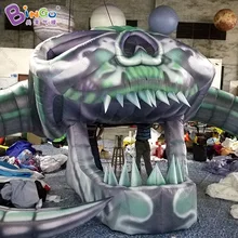 Индивидуальные 8 метров надувной гигантский череп модель высокого качества цифровая печатная выдувная модель черепа для украшения игрушки