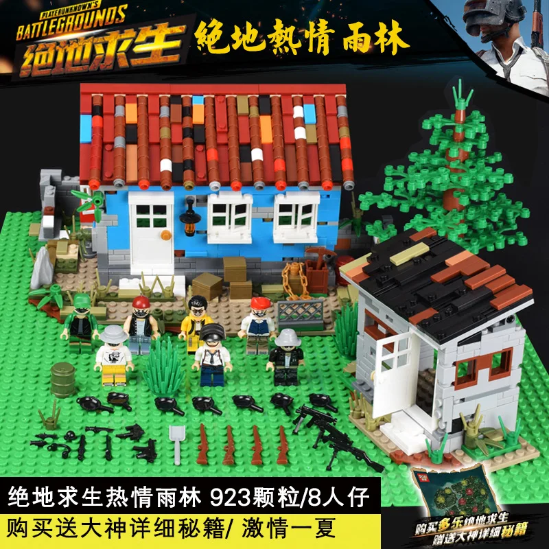 

Bricks Military Figure Set Mini Weapon Gun Playerunknown's Battlegrounds FPS Game kids Toy LegoINGly PUBG Army Building Blocks