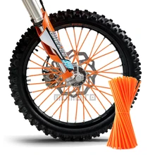 72pcs Motocross SPOKE SKINS Wheel RIM SPOKE SHROUDS COVERS For KAWASAKI yamaha Suzuki gsx r Ducati Dirt Bike ktm DUKE t max 530