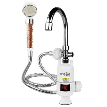 

Ankless Water Heater Heated Instant Electric Hot Water Faucet Shower and Bath Machine Quick Heating Electric Water Heater T