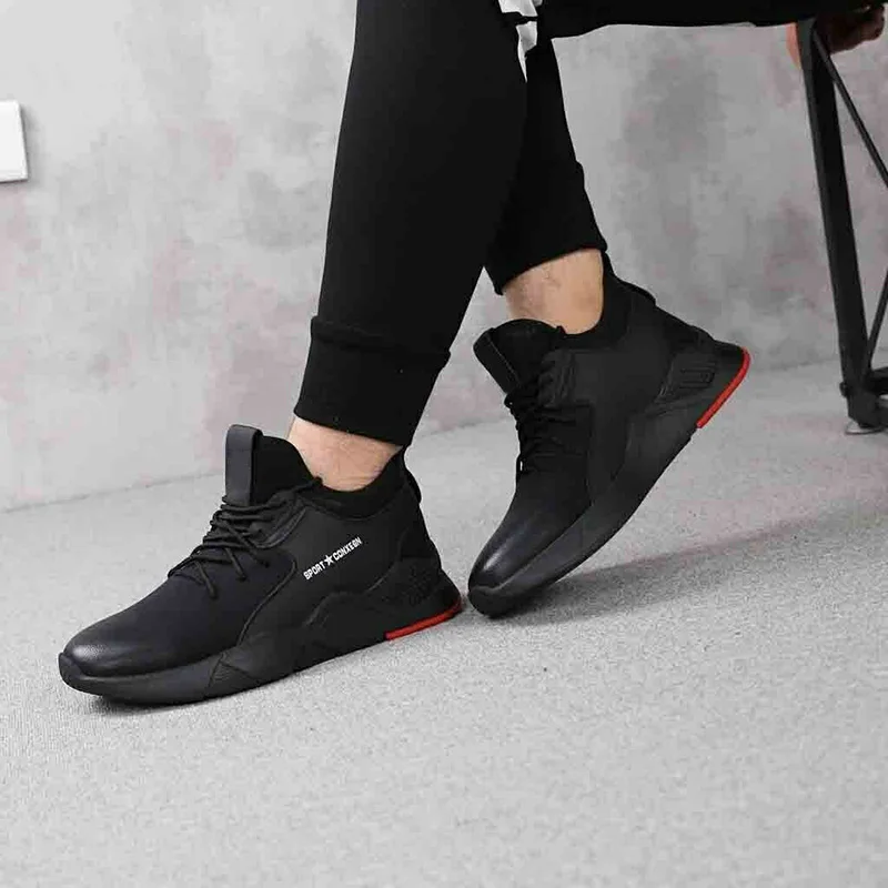 

Hot Selling 1 Pair Heavy Duty Sneaker Safety Work Shoes Breathable Anti-slip Puncture Proof for Men -B5