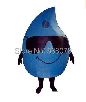 19706 Cool Lunettes De Soleil Bleu Goutte Deau Taille Adulte Personnage De Dessin Animé Mascotte Deau De Mer Mascota Fit Costume Fantaisie Robe