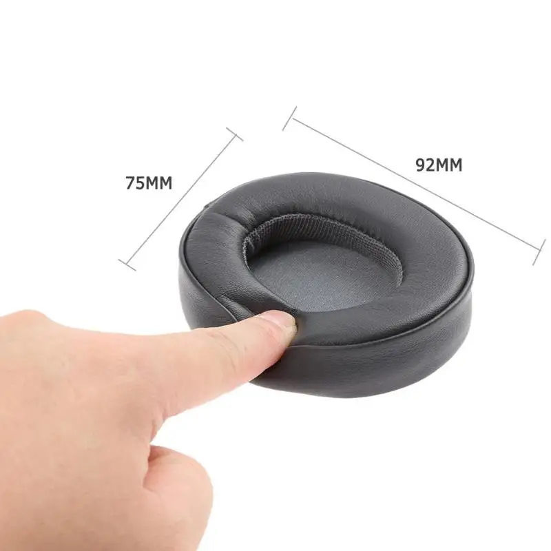 ALLOYSEED 2Pcs Soft Leather Replacement Ear Pads Earmuff Cushion Cover For Beats Executive Headphone Accessories Headset Earpad