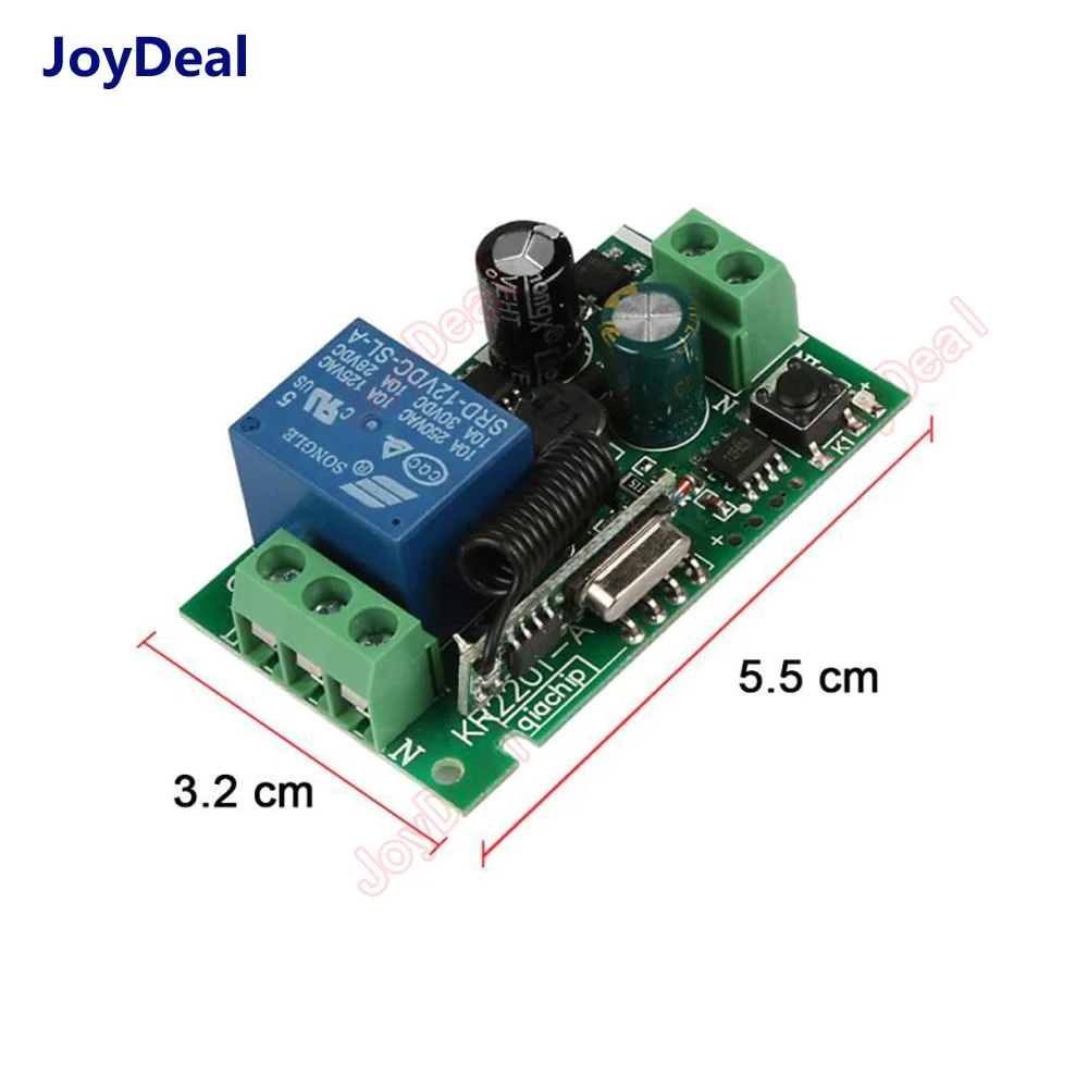 433 МГц Универсальный AC 85 В~ 250 В 110 В 220 В реле 1CH беспроводной пульт дистанционного управления Модуль приемника и RF 433 МГц пульт дистанционного управления s