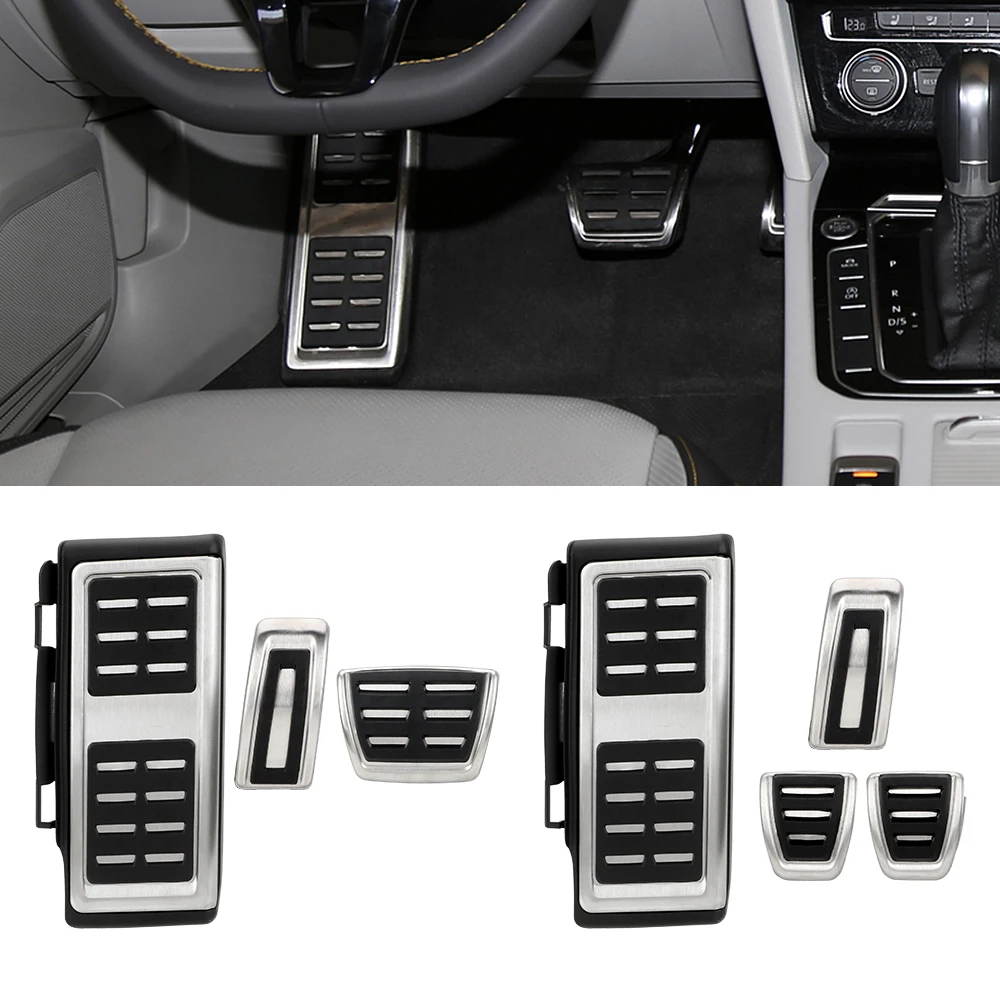 LEEPEE Car Pedal Foot Rest Cover for Audi A3 S3 8V RS3 Accelerator Brake Clutch GOLF 7 MK7 Skoda Octavia 5E A7 | Автомобили и