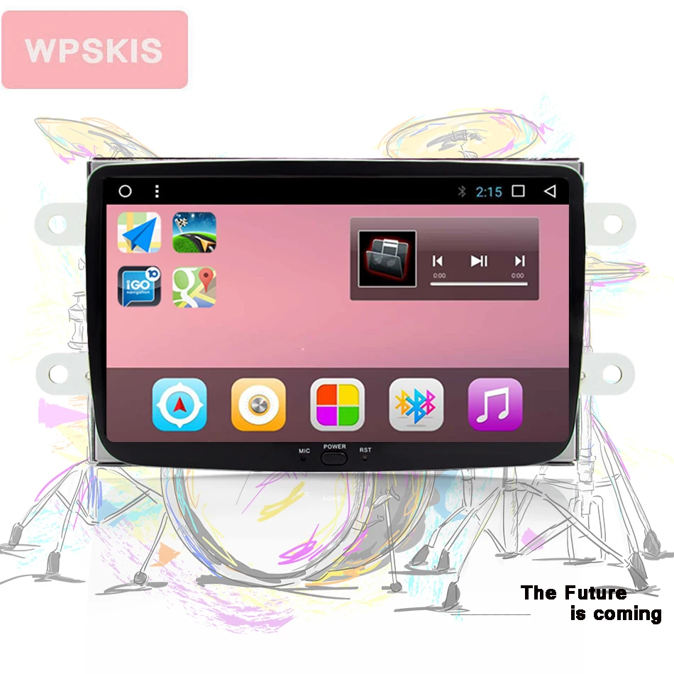 Flash Deal 2G RAM Android 9.0 8 Inch Car DVD Player For Dacia/Sandero/Duster/Renault/Captur/Lada/Xray 2 Logan 3/4G aux tv DAB+ FM AM radio 3